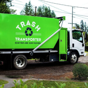 trash transporter Clean out